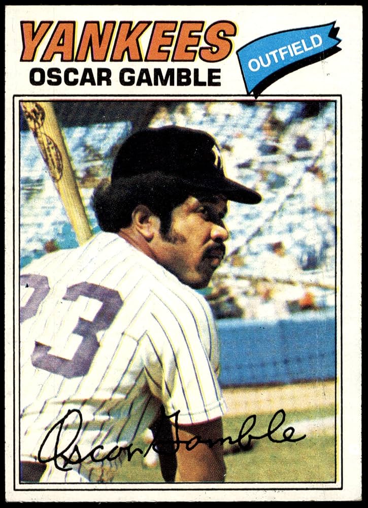 Amazon.com: 1977 Topps # 505 Oscar Gamble New York Yankees